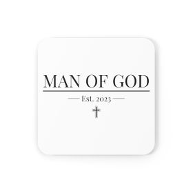 Decorative Coaster Set 4-piece, Say It Soul, Man Of God T-shirt, Christian, Religious, Faith-based, Faith-based Activewear, Christian Shirts, Church G