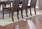 Traditional Brown Finish 9pc Dining Set Table w 2x Arm Chairs 6x Side Chairs Rubber wood Intricate Design Tufted back Cushion Seat Dining Room Furnitu