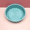 Silicone Round Pan Charlotte Cakes Baking Pan Sponge Flan Mold Strawberry Shortcake Baking Pan Kitchen Silicone Moulds